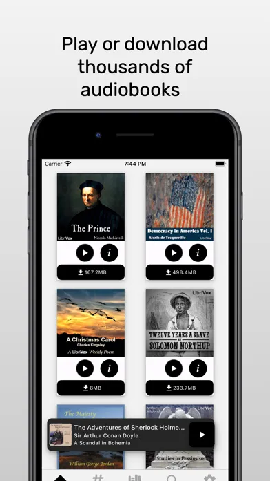 LibriVox Audiobooks - zLibrary Ekran Görüntüleri