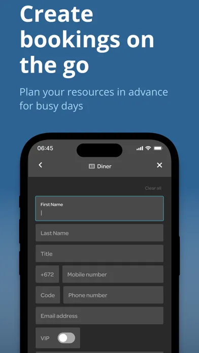 Tangkapan skrin ResDiary Plus