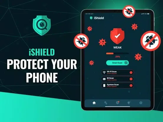 ภาพหน้าจอของ iShield: Web Protection & VPN iPad 