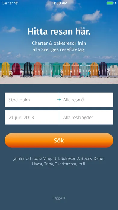 Reseguiden Charter & Paket سکرین شاٹس