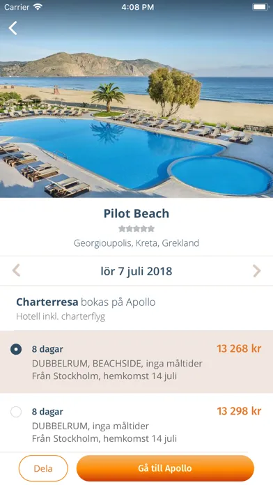 Reseguiden Charter & Paket سکرین شاٹس