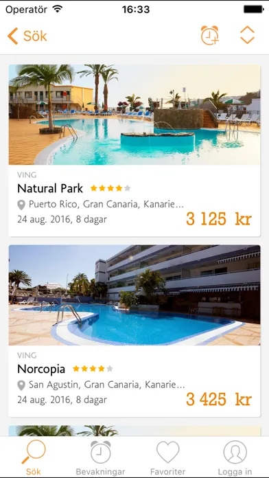 Reseguiden.se Sista minuten应用截图