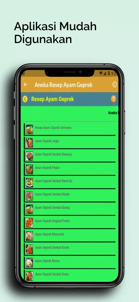 Resep Ayam Geprek Lengkap Screenshots