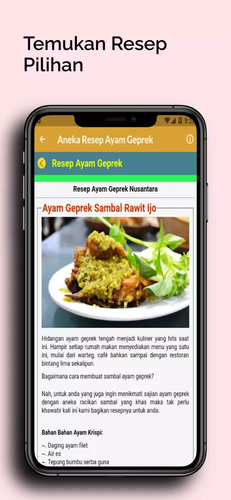 Resep Ayam Geprek Lengkap Screenshots