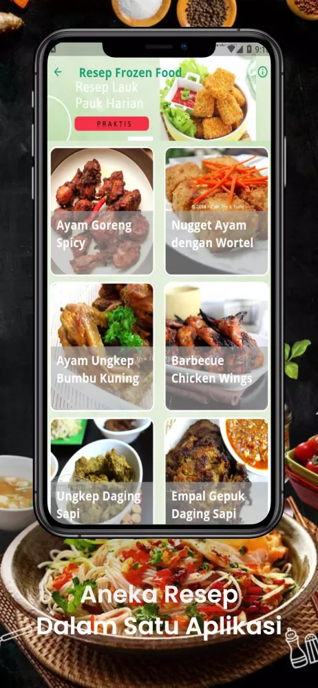 Resep Lauk Pauk Harian Praktis Screenshots