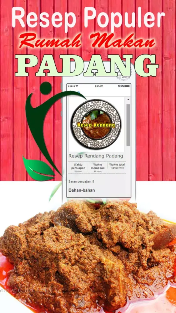 Captures d'écran de Resep Rumah Makan Padang Terpopuler