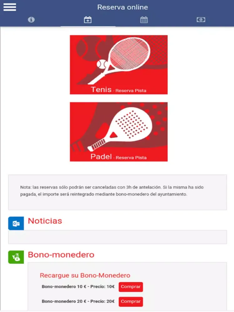 ภาพหน้าจอของ Ayto Santovenia Deportes iPad 