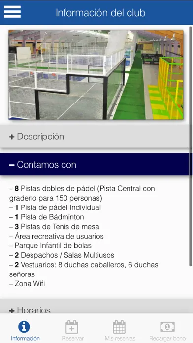 BurPadel Reservas 스크린샷