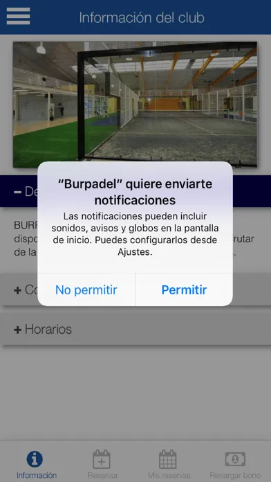 BurPadel Reservas 스크린샷
