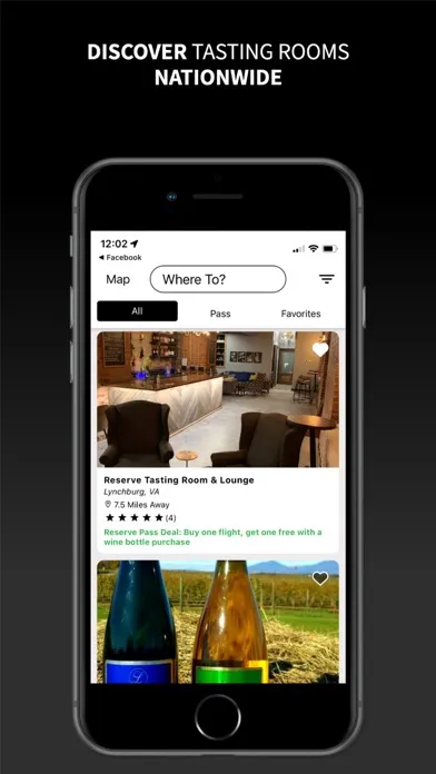 Reserve Tasting Pass Screenshots
