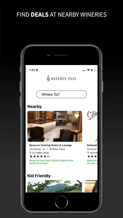 Reserve Tasting Pass Screenshots