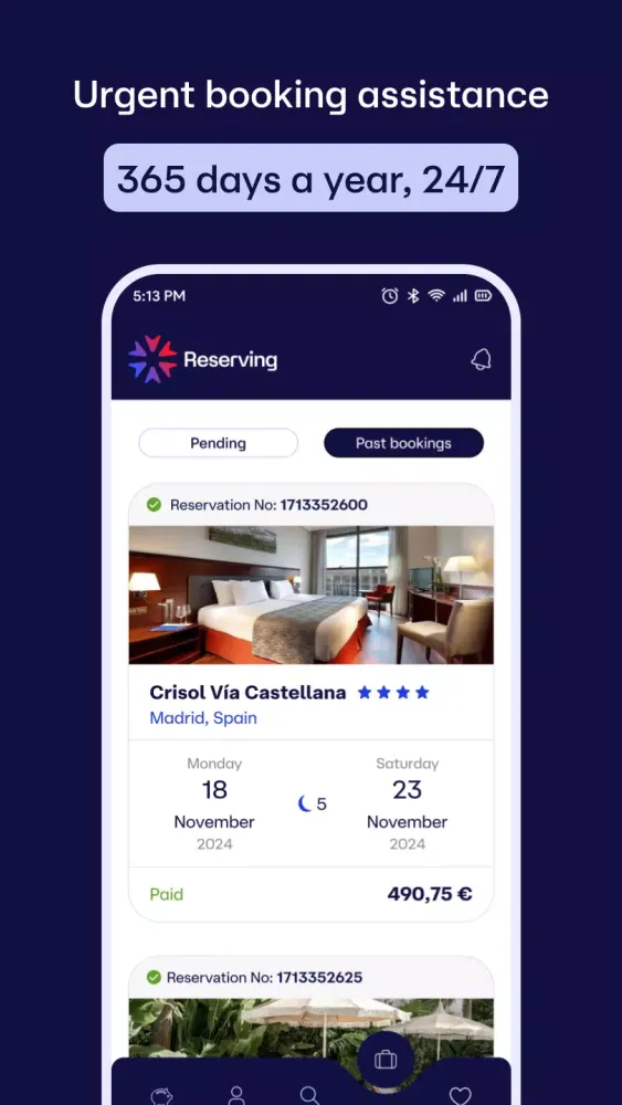 Скриншоты Reserving.com