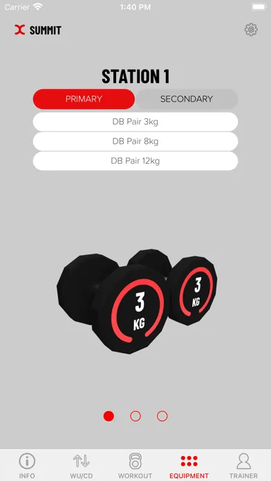 Ảnh chụp màn hình của Reset Fitness Coach Smart App