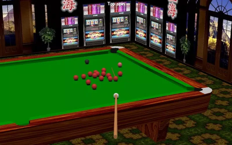 Capturas de tela do Shanghai Snooker