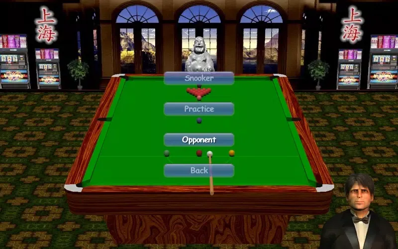 Capturas de tela do Shanghai Snooker