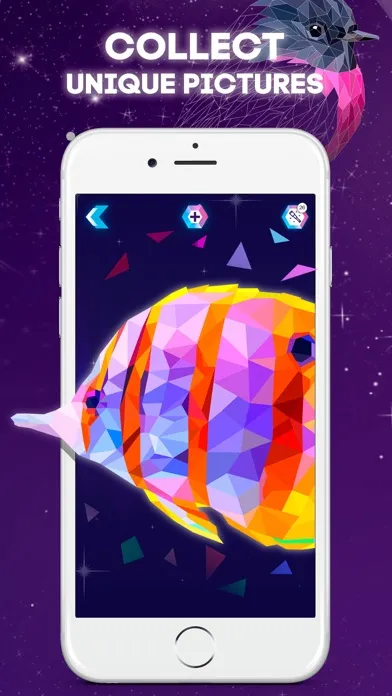 ภาพหน้าจอของ Low poly art book Magic puzzle