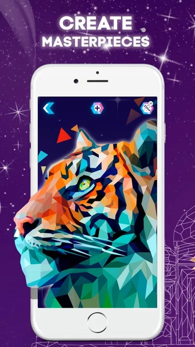 ภาพหน้าจอของ Low poly art book Magic puzzle