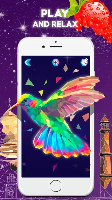 ภาพหน้าจอของ Low poly art book Magic puzzle