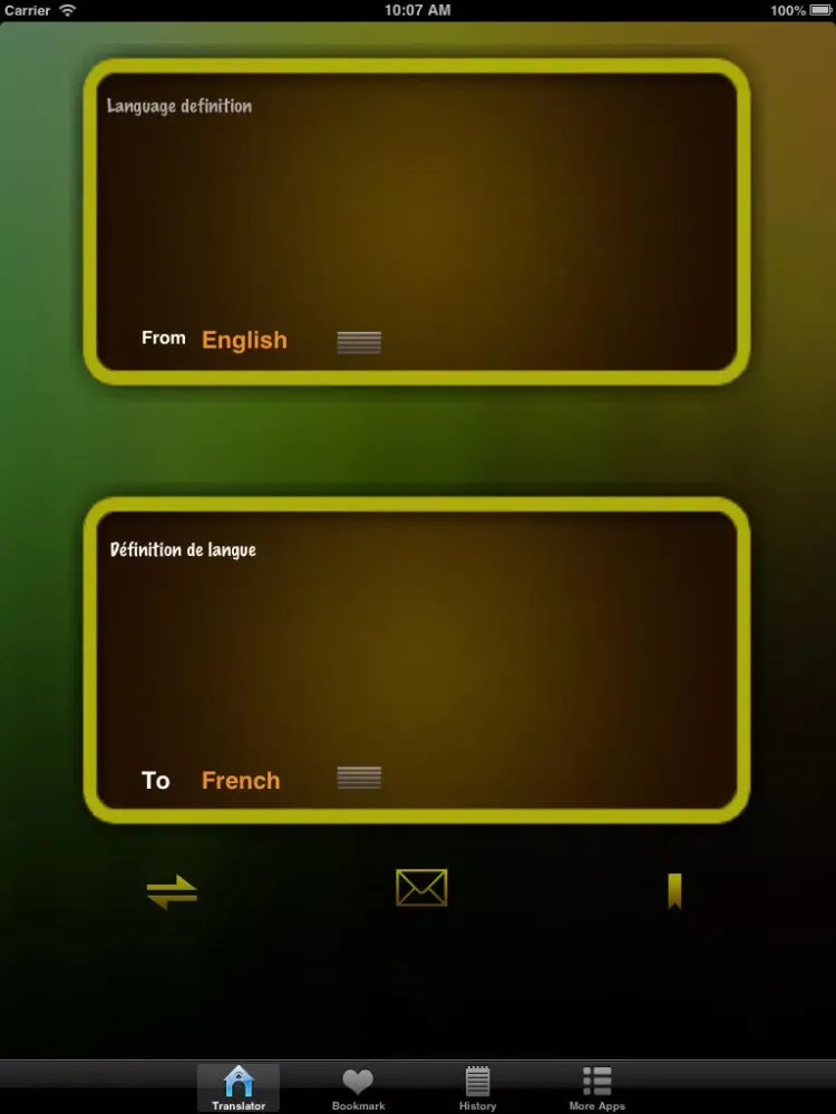 Screenshot di Language Translator Lite HD iPad 