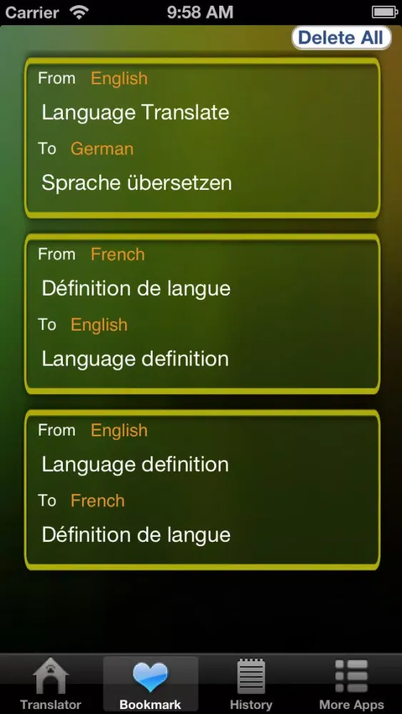 Screenshot di Language Translator Lite HD