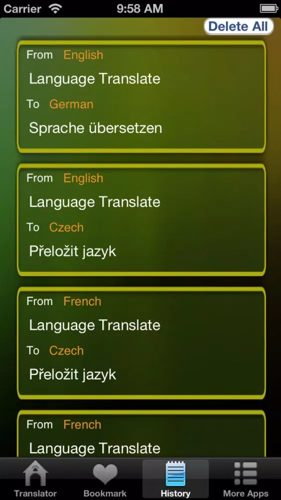 Screenshot di Language Translator Lite HD