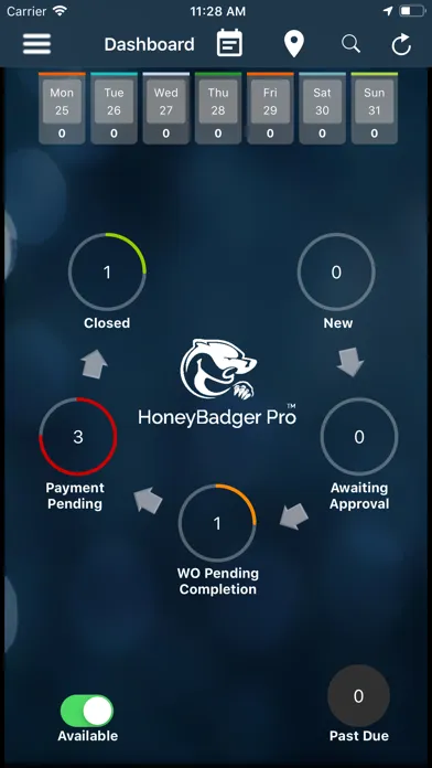 Ảnh chụp màn hình của HoneyBadger Pro Maintenance