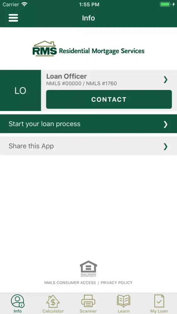 RMS Ready Mobile Mortgage App Ekran Görüntüleri