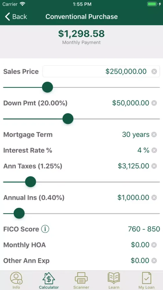 RMS Ready Mobile Mortgage App Ekran Görüntüleri
