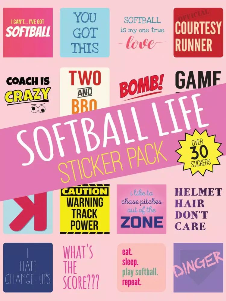 Скриншоты Softball Life Stickers iPad 