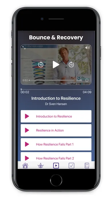 Resilience App Ekran Görüntüleri
