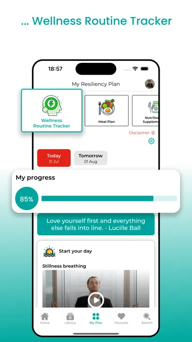 Tangkapan layar Resiliency Program