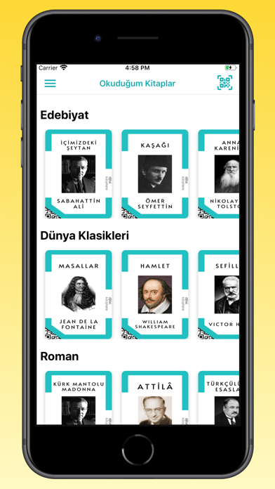Tangkapan layar Dijital Kütüphane DK