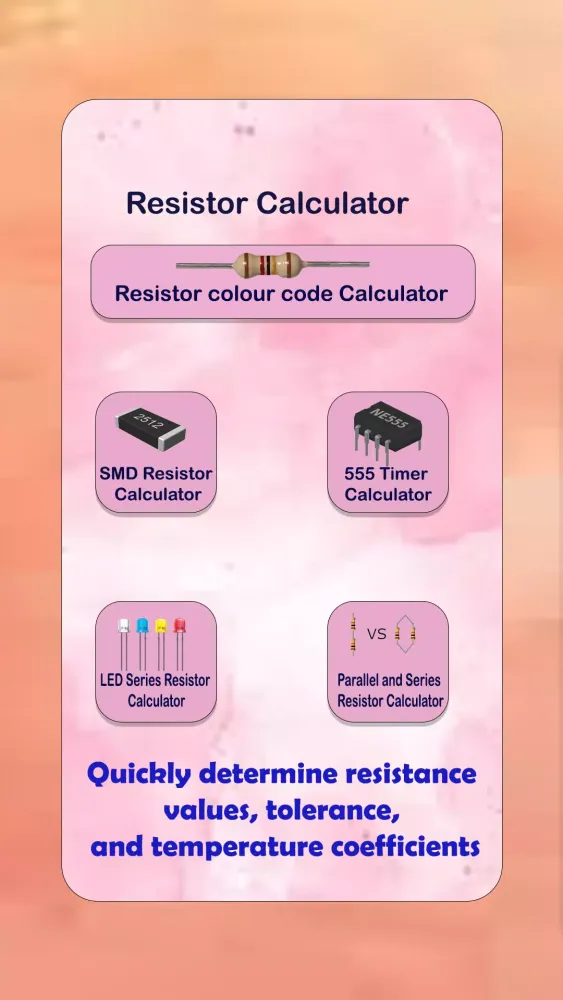 Resistor value calculator應用截圖