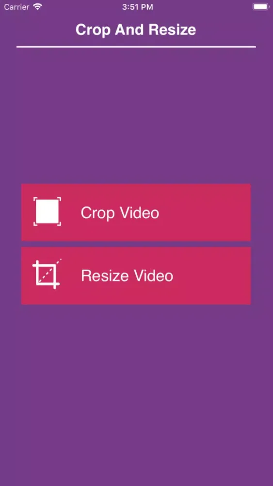 Capturas de pantalla de Resize video and crop