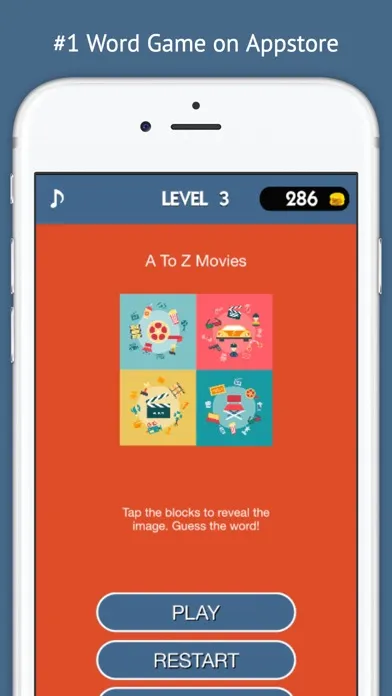 Capturas de tela do Guess Song Puzzle Emoji Quiz(WordBrain Trivia Game for Guessing)Pro
