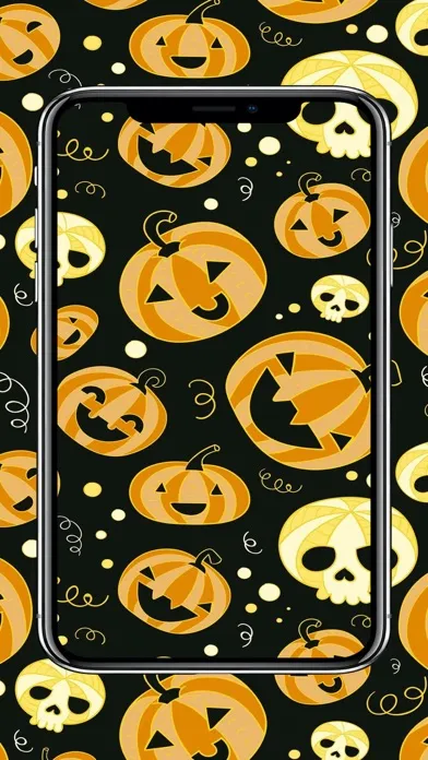 Ảnh chụp màn hình của Halloween Wallpapers .