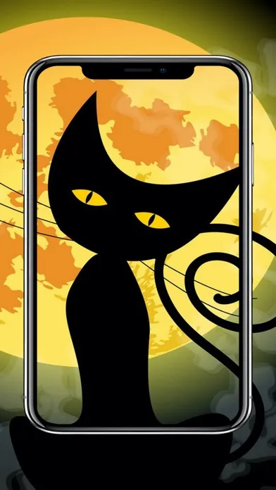 Ảnh chụp màn hình của Halloween Wallpapers .