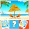 Guess the Word Quiz Guessing Beach Seaside Lovers