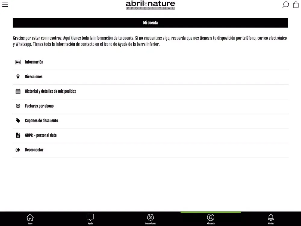 Zrzuty ekranu AeN Profesional iPad 