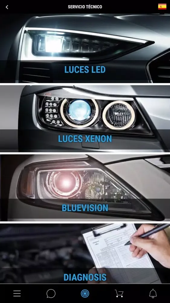 ภาพหน้าจอของ Audioledcar: Accesorios Coche