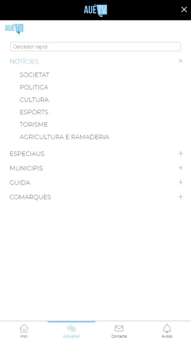 Captures d'écran de Aué TV