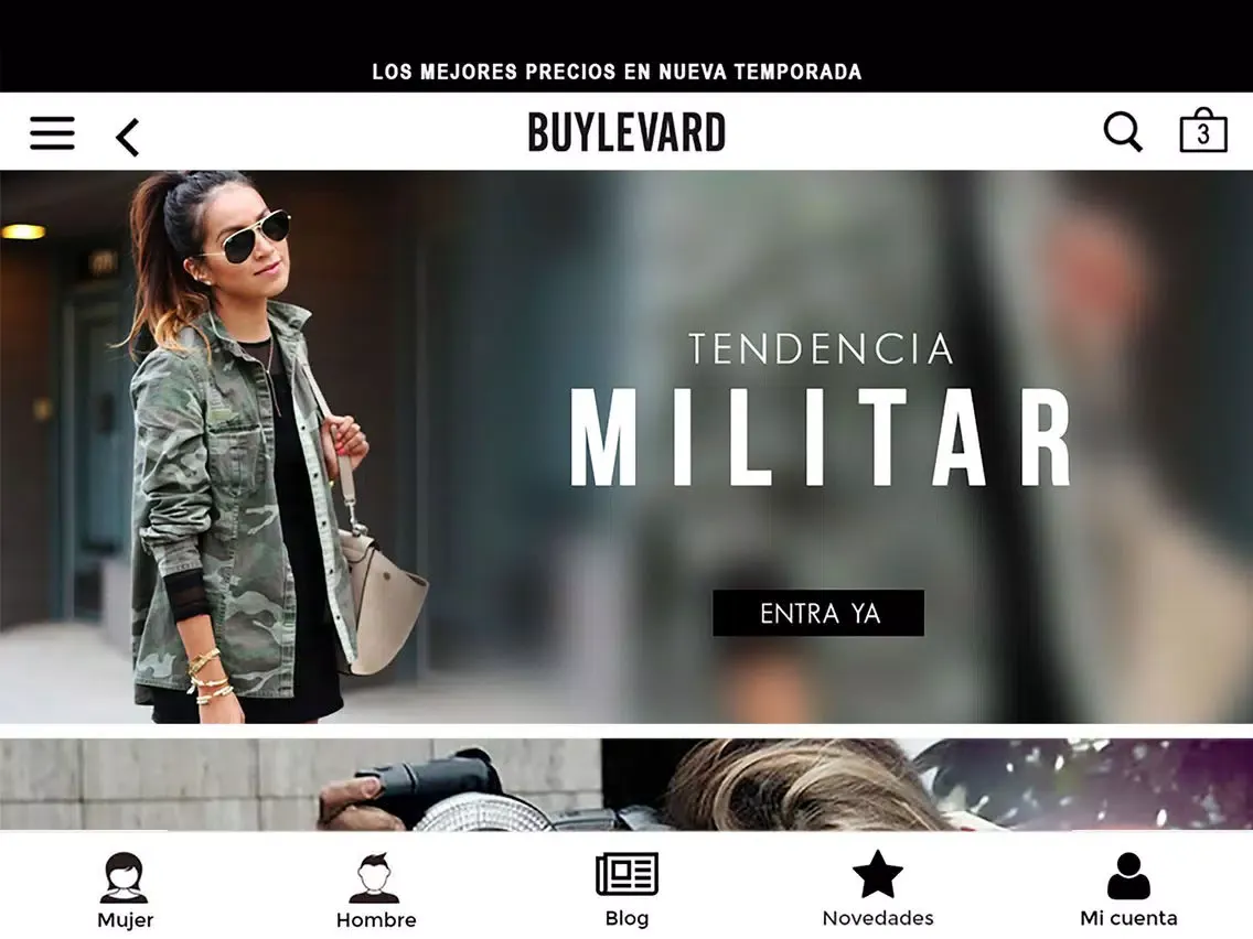 Buylevard-Fashion Online shop iPad  سکرین شاٹس