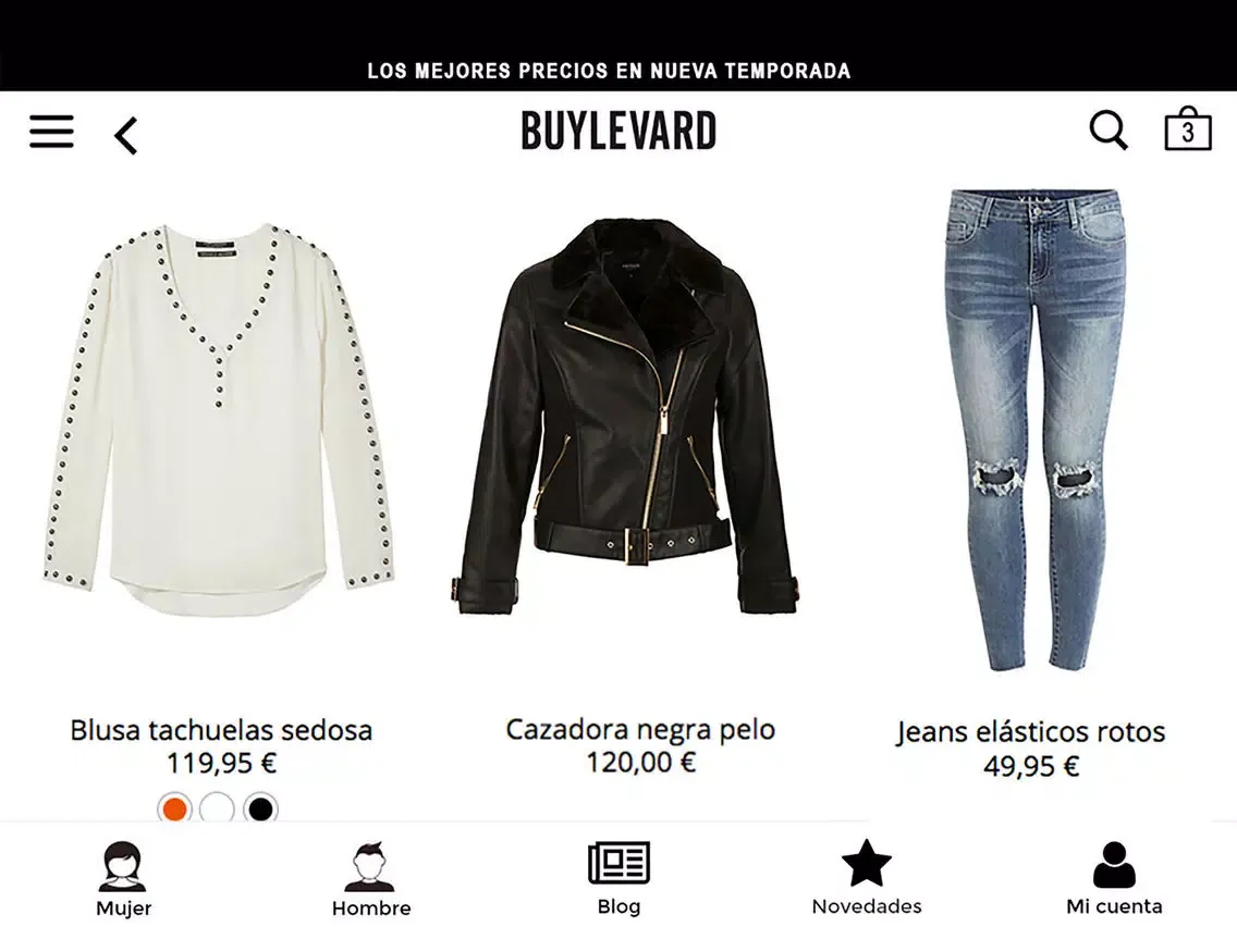 Buylevard-Fashion Online shop iPad  سکرین شاٹس