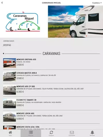 Caravanas Miguel iPad  Screenshots