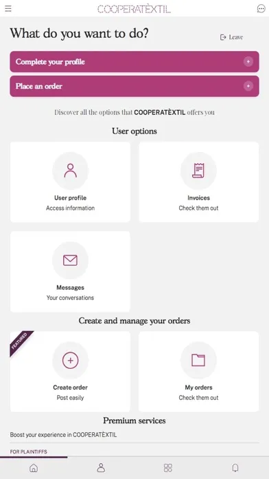 Cooperatèxtil سکرین شاٹس