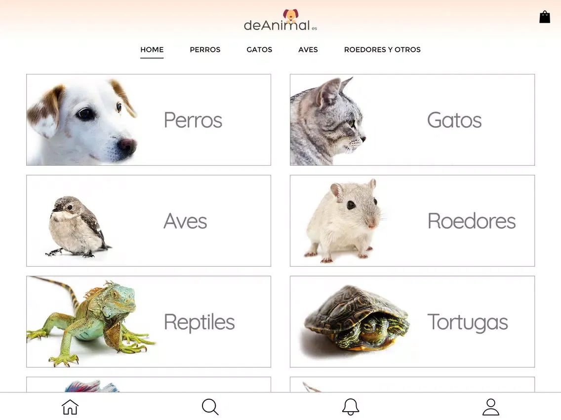 deAnimal.es - Tienda mascotas iPad  Screenshots