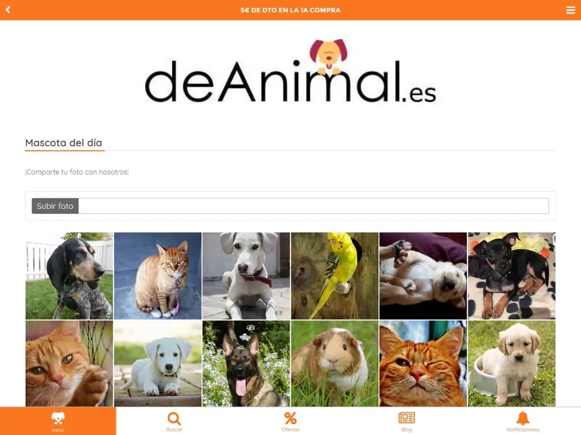 deAnimal.es - Tienda mascotas iPad  Screenshots