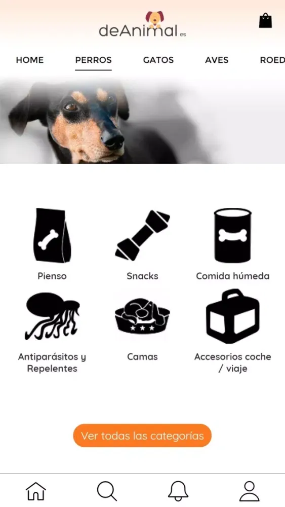 deAnimal.es - Tienda mascotas Screenshots