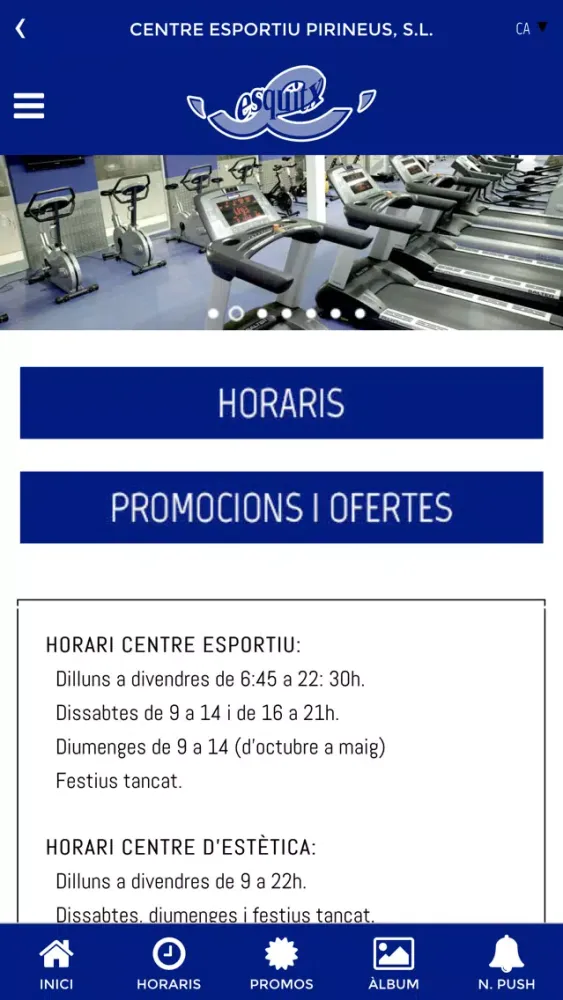 Esquitx Centre Esportiu Ekran Görüntüleri