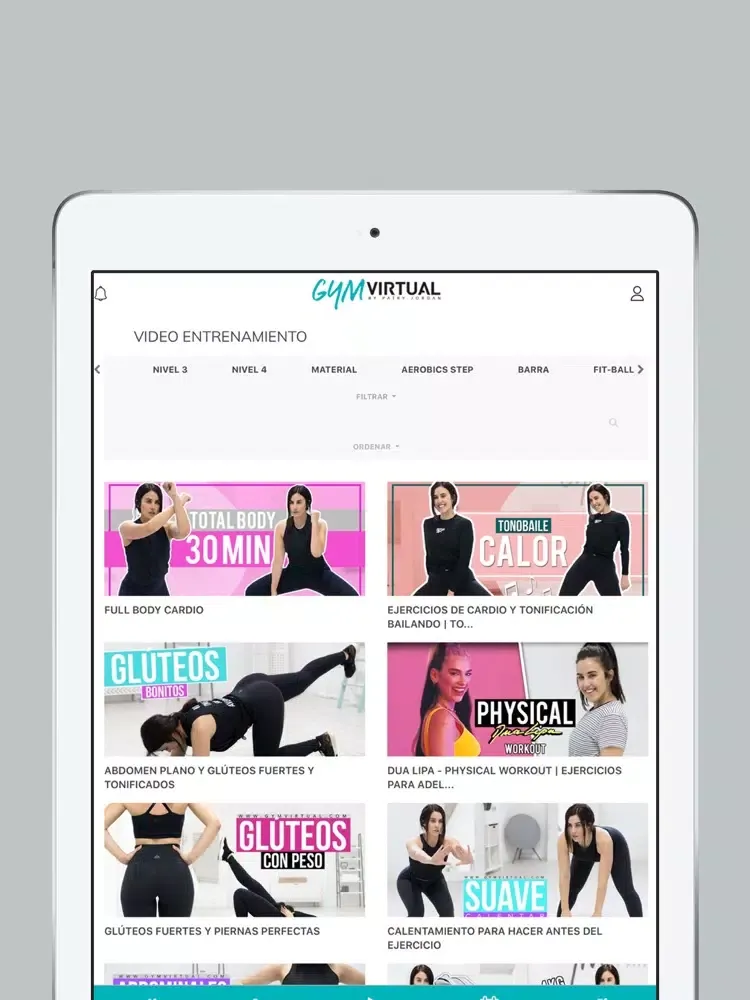 صور Gym Virtual: Fitness en casa iPad 